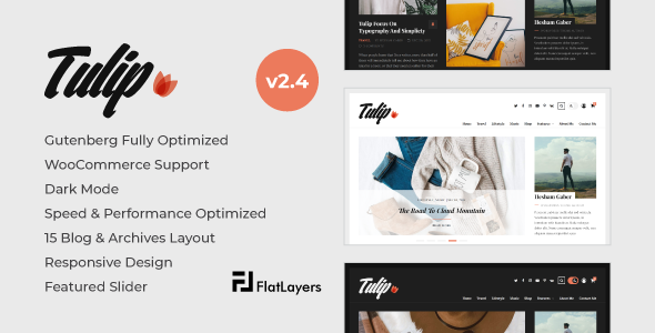 Tulip - Responsive WordPress Blog Theme Logo